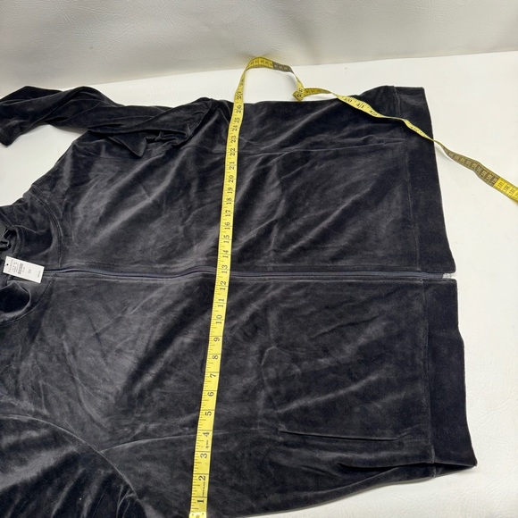 Chico’s basic velvet jacket size 3X black full zipper nwt - Picture 6 of 8